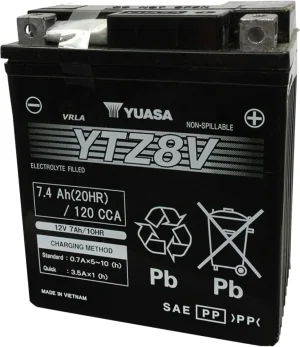 Batería AGM de alto rendimiento sin mantenimiento - 113 mm x 70 mm x 130 mm