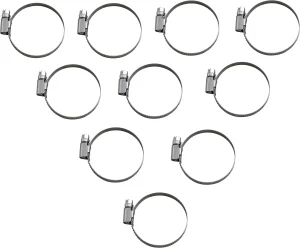 Abrazaderas de manguera de acero inoxidable estampadas - troquelada 32-50 <span style="color: red;font-size: 0,5em">- ALMACEN USA-</span>