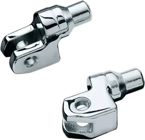 Konische Trittbrett-Adapter - Fußrasten Yamaha Chrom