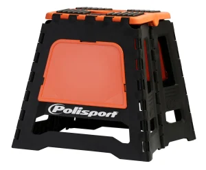 Caballete plegable para moto - Soporte de pit bike logo naranja