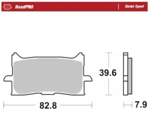 RoadPro Sinter Sport - Pastilla de freno
