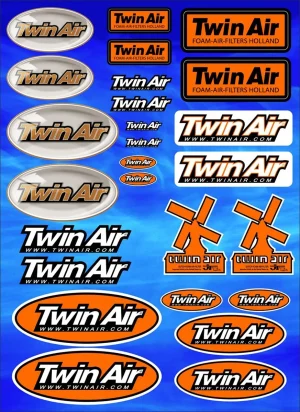 Twin Air Kleber - Twin Air Aufklebebogen
