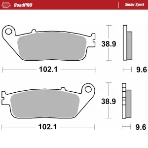 RoadPro Sinter Sport - Pastilla de freno