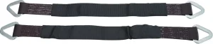 Correas de eje - Par 2"x30" negras MSE