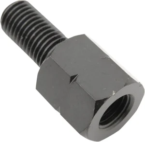 Adaptador universal para retrovisor - Elevador de espejo macho 10mmR/H hembra 10mmL/H negro