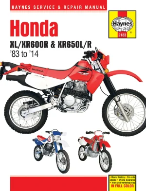 Manual de reparación de motocicletas - HON XL600R/XR600R