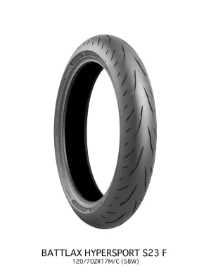 Neumático Bridgestone Battlax Hypersport S23 120/70 ZR17 58W TL delantero