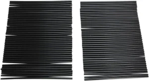 Kit de fundas para radios - Cubre negro 80PK