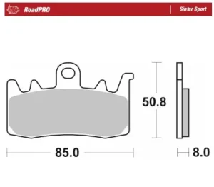 RoadPro Sinter Sport - Pastilla de freno