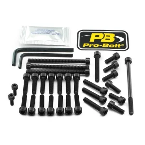 Kit de tornillería de motor en aluminio para Ducati - tornillos DUC negro