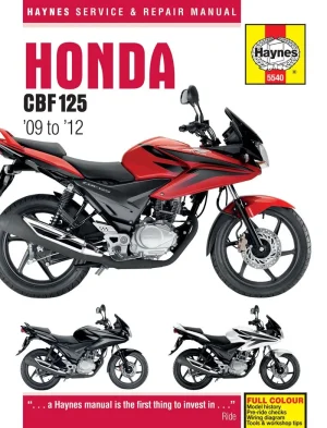Manual de servicio - Honda CBF125 (09-17)