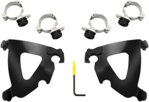 Kit de montaje Trigger-Lock para carenado Road Warrior - soporte red Warrior Scout negro