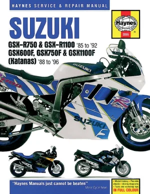 Manual de reparación de motocicletas - SUZ GSX-R/KATANA