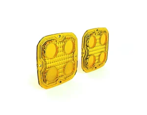 Kit de lentes TriOptic para luces LED D4 - Lente amarillo selectivo