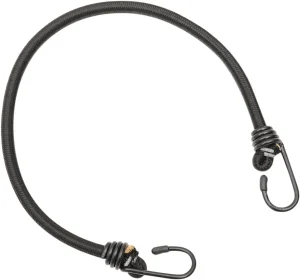 Cuerda elástica - Cordón elástico con 2 ganchos 24" Negro