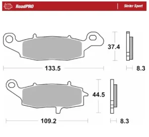 RoadPro Sinter Sport - Pastilla de freno