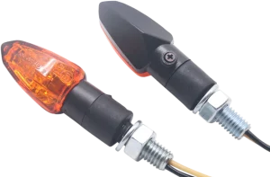 Intermitente LED - lente ámbar / ABS / negro