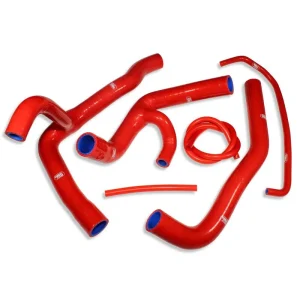 Kit de mangueras de radiador - tubos silicona rojo