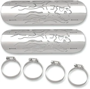 Protectores de calor Flaming Skull <span style="color: red;font-size: 0,5em">- ALMACEN USA-</span>
