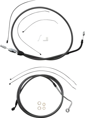 Kit de instalación de manillar Black Pearl™ Designer - cables de control BP