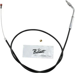 Cable de acelerador/ralentí de vinilo negro - ralentí tradicional longitud estándar