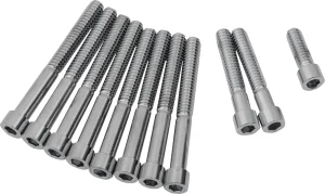 Kit de solo tornillos para tapa de primaria - primario cabeza-hexagonal Cromo liso <span style="color: red;font-size: 0,5em">- ALMACEN USA-</span>