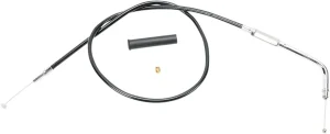Cable de acelerador/ralentí de vinilo negro - acelerador 32.5"