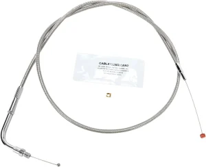 Cable de acelerador/marcha en vacío de acero inoxidable - acelerador oversize +6" (152MM)