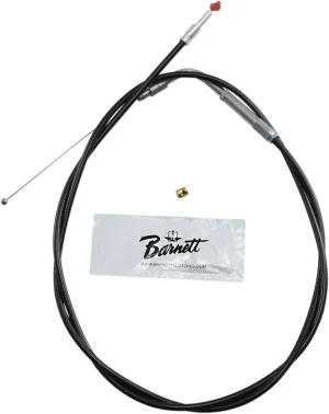 Cable de acelerador/ralentí de vinilo negro - acelerador tradicional oversize +6" (152MM)