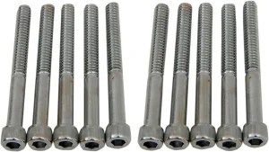 Tornillos de cabeza Allen - 1/4-20X2,25 moleteado cromado <span style="color: red;font-size: 0,5em">- ALMACEN USA-</span>