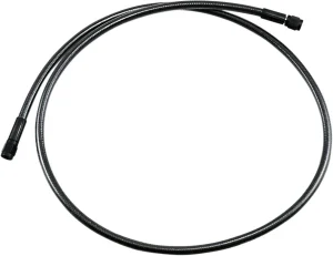 Línea de freno ABS universal trenzada - perlado negro 42"