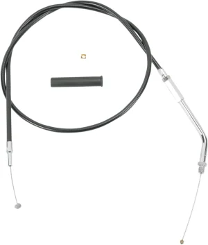 Cable de acelerador/ralentí de vinilo negro - acelerador 32.5"