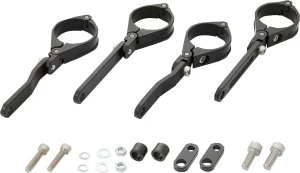 Set de soportes para foco delantero - Dualax ajustable CNC HDLGHT BRC