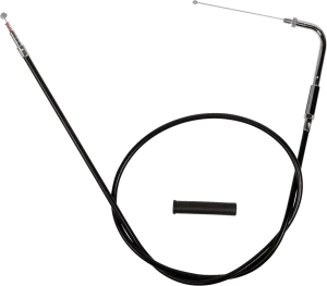 Cable de acelerador/ralentí de vinilo negro - ralentí 42"