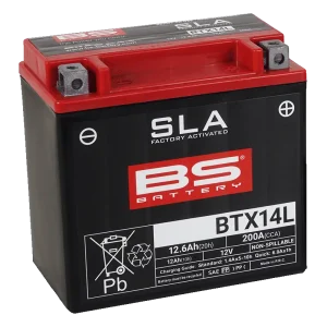Baterías SLA AGM activadas de fábrica y sin mantenimiento - BTX14L 12V 200
