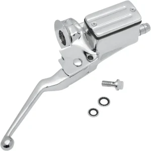 Conjunto de cilindro maestro de freno delantero - manillar calibre 3/4" cromado <span style="color: red;font-size: 0,5em">- ALMACEN USA-</span>