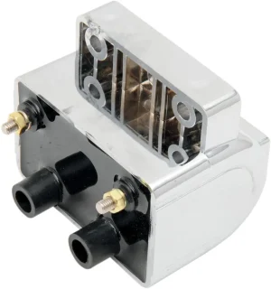 Bobina ignición - 12V dual-fire 3 OHM cromada