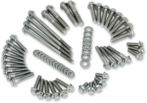 Kit de tornillería de motor primaria/transmisión externa de 12 puntos