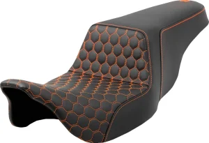 Asiento Step-Up Honeycomb - escalonado HC con costura naranja