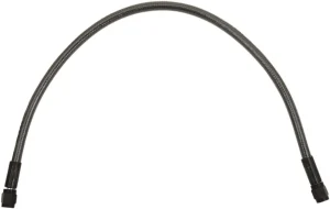 Línea de freno ABS universal trenzada - pearl Black 17"