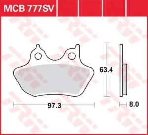 Pastillas de Freno Sinterizadas Serie SV - SV sinter Performance street