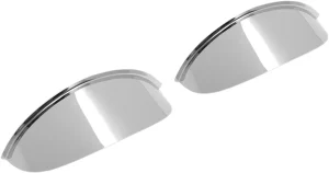 Viseras para focos delanteros y focos suplementarios - faro auxiliar 4.5" Cromo lisa