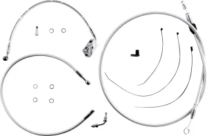 Kit de instalación de manillar Sterling Chromite II® Designer - cables SC 6"RISE
