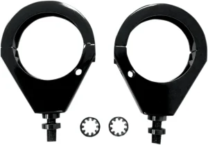 Abrazaderas para intermitentes en horquilla - barra intermitente 49MM negro