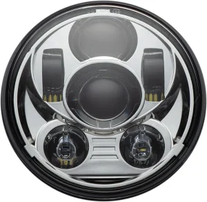 Faro LED 5-3/4" - 5.75" cromo