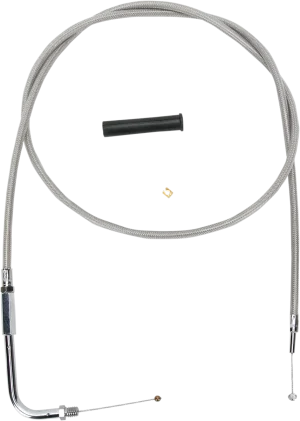 Cable de acelerador trenzado en acero inoxidable - 48" <span style="color: red;font-size: 0,5em">- ALMACEN USA-</span>
