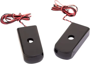 Luces de posición LED Fender Strut - Soporte de luz pequeño/rojo negro 18ST <span style="color: red;font-size: 0,5em">- ALMACEN USA-</span>