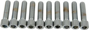 Tornillos de cabeza Allen - 1/4-20X1 liso Cromo <span style="color: red;font-size: 0,5em">- ALMACEN USA-</span>