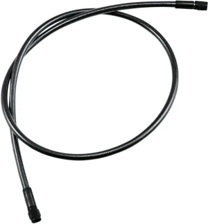 Línea de freno ABS universal trenzada - pearl Black 40"
