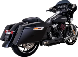 Sistema de escape 2-en-1 High Output PCX™ - 2-1 de alto rendimiento Negro Touring <span style="color: red;font-size: 0,5em">- ALMACEN USA-</span>